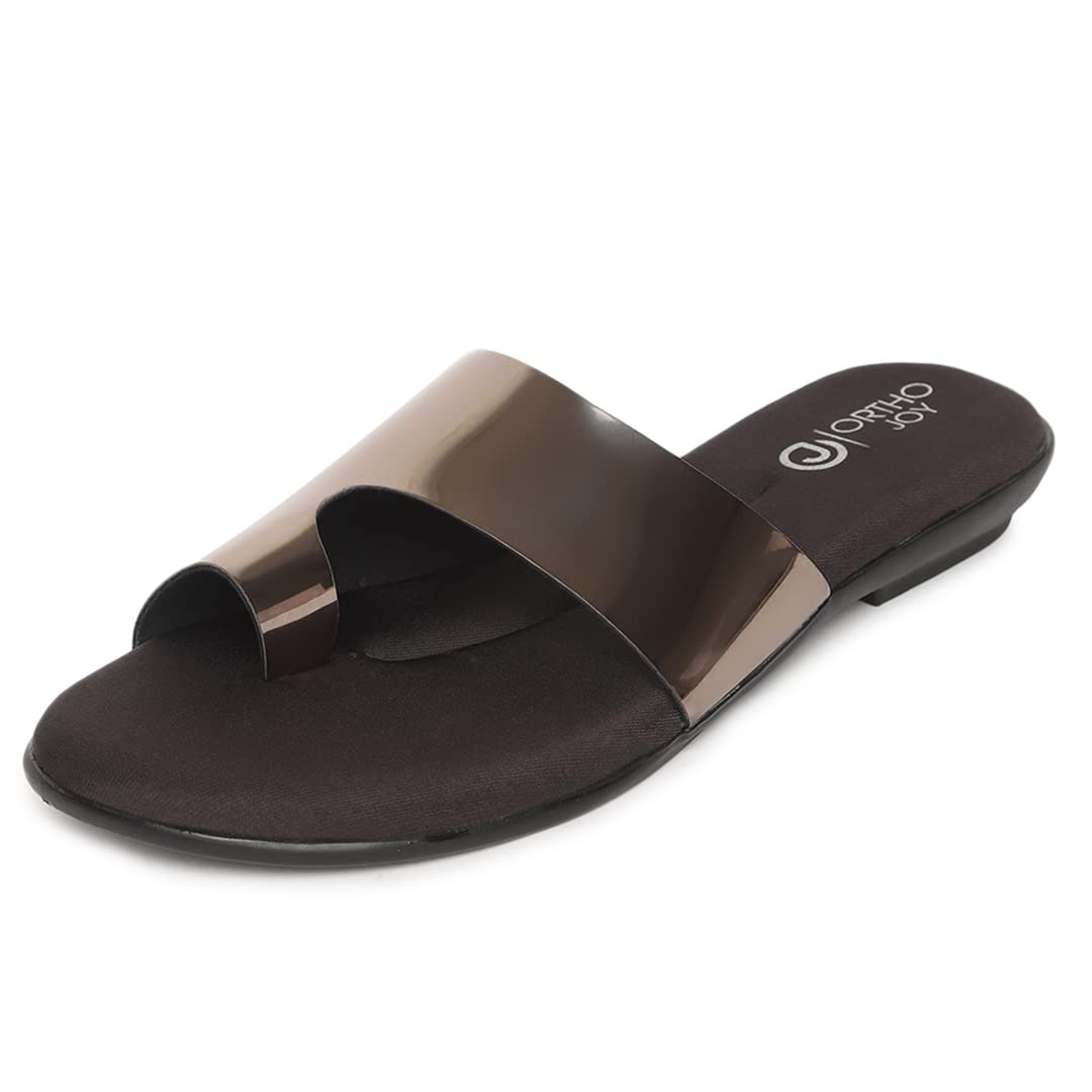 Ortho Joy Fancy Doctor Slippers | Soft Stylish Chappal For Women | Comfortable Flat Sandals For Women Stylish