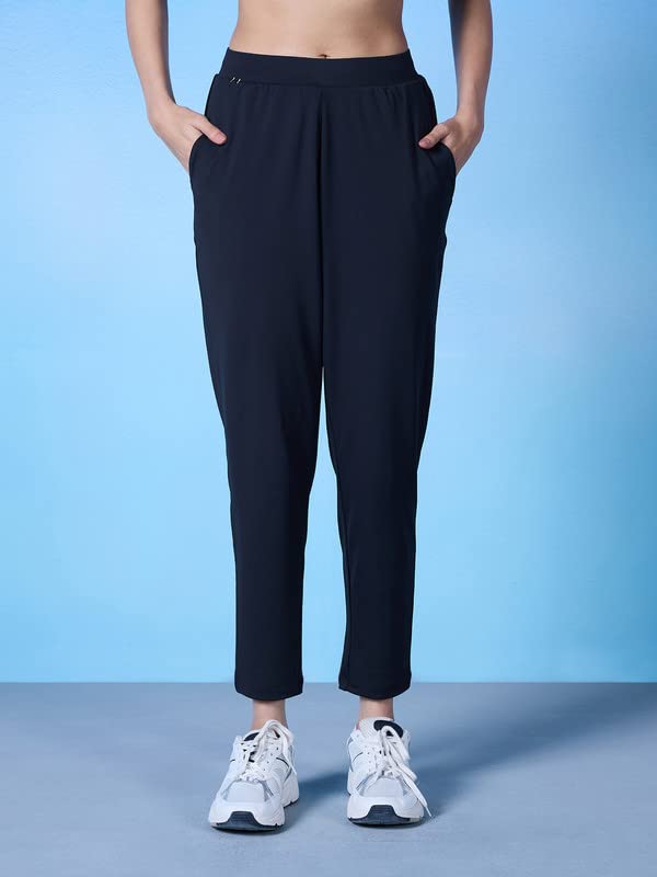 Nykd All Day Zipped Polyster Anti-Odor Go To Travel/Lounge Pants For Women With Pockets & Ultra Comfort For All Occasions Travel