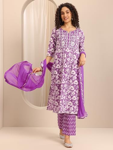 Libas WomenS Cotton Kurta Sets (400668