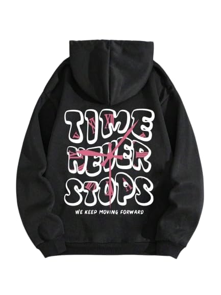 TAGAS Womes Front and Back Kangaroo Pocket Drawstring Hoodie|Sweatshirt for Women| Winter Wear for Women ||(WH-7015)