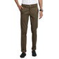 Turtle Men Cotton Stretch Olive Solid Ultra Slim Fit Casual Trouserss