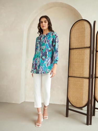 Leriya Fashion Printed Regular Fit Jeans Korean Trendi Western Tops For Women Stylish