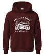 ADRO Men's Cotton Blend Neck Hooded Sweatshirt (H24-AME-MR-S_Maroon)