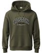 ADRO Men's Cotton Neck Hooded Sweatshirt (H24-BOST-OL-L_Olive)
