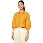 Fabindia Women Poplin Printed Shirt Cotton_Xs