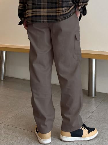 Greciilooks MenS Regular Casual Pants (Gl-Tp-1079_Grey