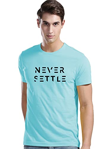 ADRO Mens Never Settle Cotton T-Shirt (RN22-03-SET-MI_Mint)