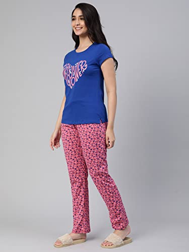 Lyra 701 Premium Cotton Printed Night Suit For Women