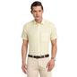 Turtle Men Cotton Linen Lemon Plain Regular Fit Half Sleeve Formal Shirt