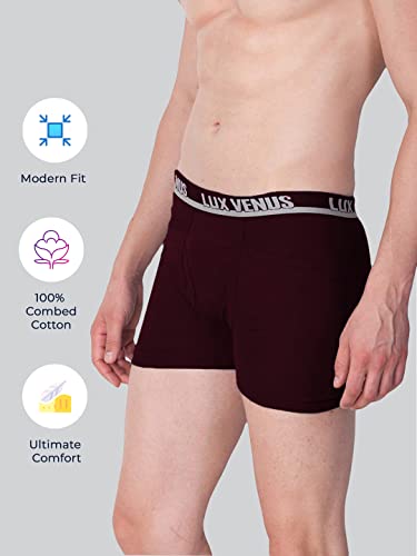 Lux Venus Pure Cotton Pocket Drawer For Men (Pack Of 5) Multicolour