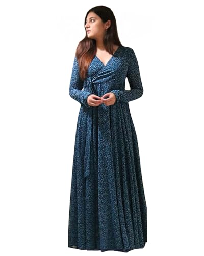 Noble Monk Women'S Fit And Flare Full Sleeve Dress