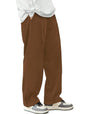 SMOWKLY Mens Premium Cotton Rib Relaxed Fit Sweatpant Trouser || Flexible Elastic Waist with Drawstring || Comfortable Pant for