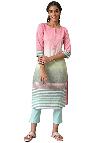 Red Textured Cotton Plus Size Ethnic Kurta