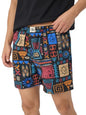 The Souled Store Originals : Tribal Tales Blue Men And Boys Boxer Short