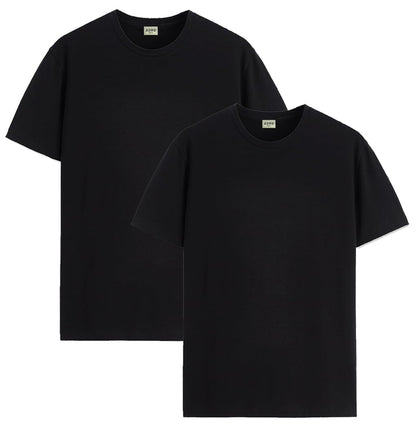 ADRO T Shirts Pack of 2 Mens Tshirts Cotton T Shirts for Men Tshirt T-Shirts Combo T Shirts Tshirts for Men Plain Solid Tshirts