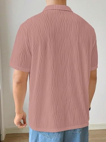 Leriya Fashion Cotton T-Shirt For Men  Soft Breathable Fabric | Regular Fit Half Sleeve Collar Tee For Summer Casual Wear (Avail