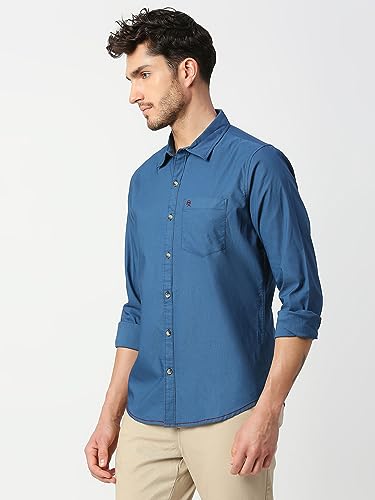 Thomas Scott Long Sleever Solid Color Regular Fit Casual Shirts for Mens