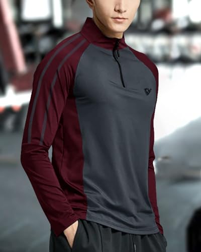 Noble Monk MenS Active Wear Regular Fit T Shirt |Full Sleeves |Casual T-Shirt For Men
