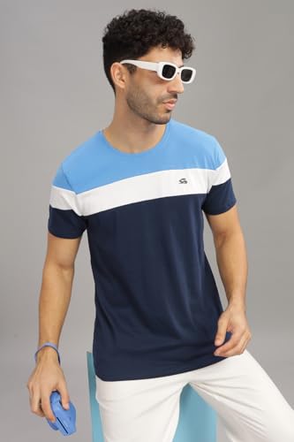 ADRO Tshirt for MenMulti Color T-Shirt for MenCotton T-ShirtMens TshirtRN8-24-SKWHNB