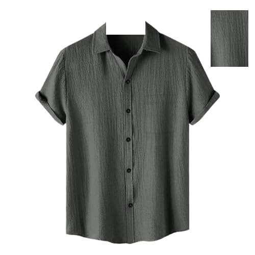 Pinkmint Mens Solid Classic Fit Shirt Olive