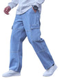 Tagas Men Relaxed Fit Denim Jeans | Multi Pocket Cargo JeanS Pant For MenS | Man Loose Fit Denim Jeanspant | Mdj-21 (In, Numer