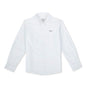 Pepe Jeans White Solid Long Sleeves Boys Casual Shirt