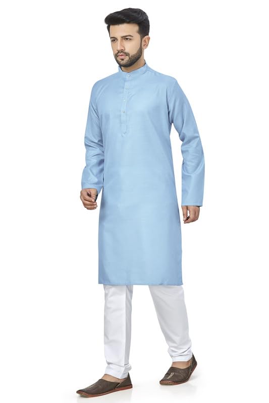 Be Active MenS Cotton Regular Shirt (N2-Rfsk0001-Set_Sky Blue