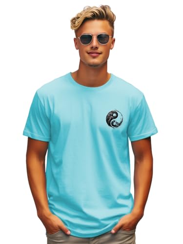 ADRO T-Shirts for MenChest Printed T-Shirt for MenCotton Tshirt for Men|RN24-STICK-YONG-MI