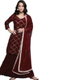 Fashion Basket Georgette Kurta Plazzo Set for Women
