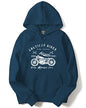 ADRO Men's Cotton Neck Hooded Sweatshirt (H-M-AME-SB_Teal_XL)