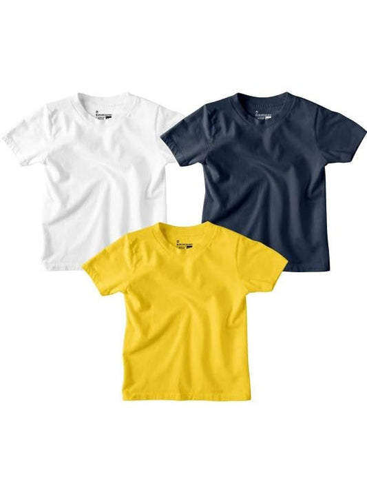 Bon Organik Boys Regular Fit T-Shirt (BON15043_Multicolor