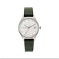 Titan Women Leather Analog White Dial Watch-Np2649Sl01/Np2649Sl01, Band Color-Green