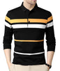 Noble Monk MenS Regular Fit Polo T Shirt |Full Sleeves |Collar Tshirts | Casual T-Shirt For Men