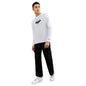Bewakoof Mens Batman Outline Logo (BML) Graphic Print White Round Neck Long Sleeve Oversized Fit T-Shirt