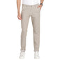 Turtle Men Cotton Linen Beige Plain Ultra Slim Fit Flat Front Casual Trouser
