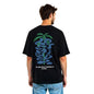 Nobero MenS Graphic Print Oversized Fit T-Shirt (1M-Twrt-C1086_Black