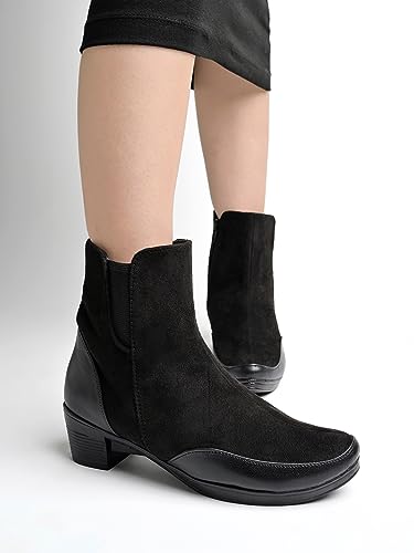 Shoetopia Stylish Black Boots For Women