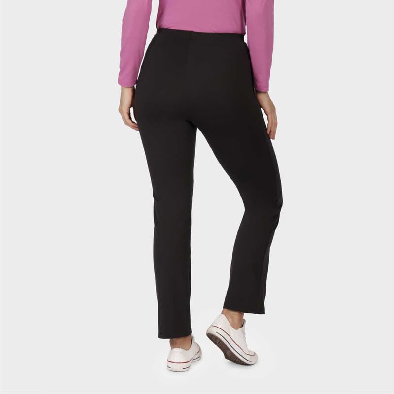 BlissClub Womens Straight Pants_Bliss Black Tall-Above 5.5