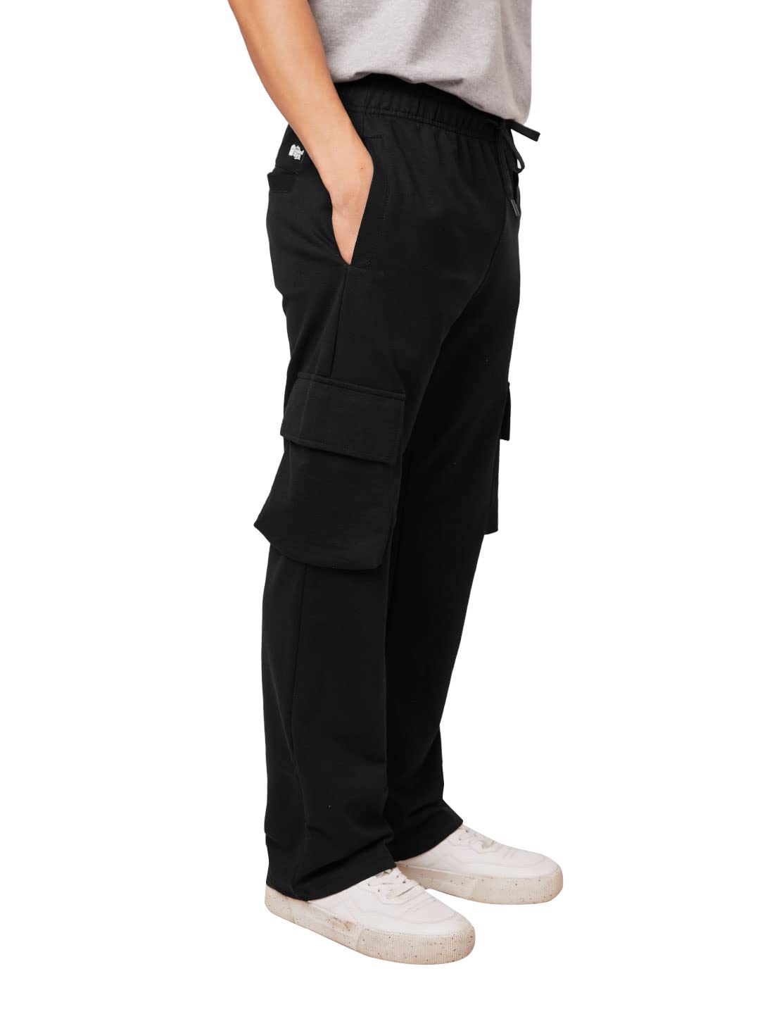 The Souled Store MenS Regular Work Utility Apron (204696_Parent_Black