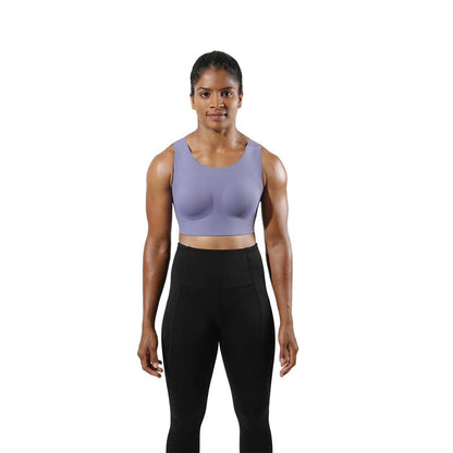 BlissClub Power Up Sports Bra | 3X More Bounce Control | Polymer Glue | Moulded Cups | Seamless Bra | Sports Bra for Women