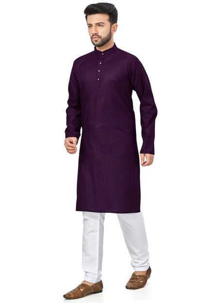 Be Active MenS Traditional Solid Full Sleeves Kurta || Cotton Kurta For Men || Men Kurta For Wedding || Kurta For Men (N-Rfsk00