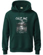 ADRO Men's Cotton Neck Hooded Sweatshirt (H24-CHILL-GRN_Green