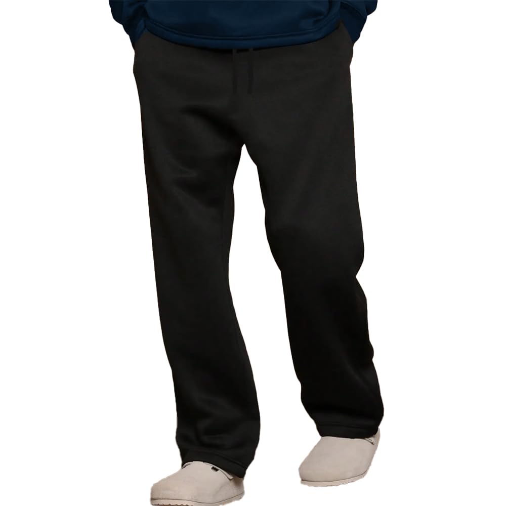 Nobero MenS Straight Sweatpants (1M-Bwjg-R0174-Nb_Black