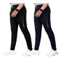 Tee Projekt Lycra Combo Soild & Zippered Pockets Style Regular Fit Track Pant for Men Jogger, Gym Wear, Yoga