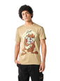 Bewakoof Official Looney Tunes Merchandise Hungry Devil Mens Graphic Print Regular Fit Half Sleeve Round Neck Cotton Jersey T-S