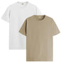 ADRO T Shirts Pack of 2 Mens Tshirts Cotton T Shirts for Men Tshirt T-Shirts Combo T Shirts Tshirts for Men Plain Solid Tshirts