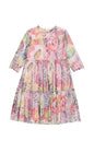 Allen Solly Women Regular Fit Printed Casual Cotton Round Neck Dress
