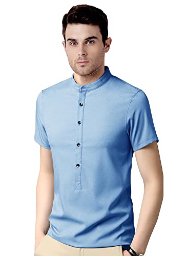 EYEBOGLER Mens Regular Fit Half Sleeve Cotton T-Shirt
