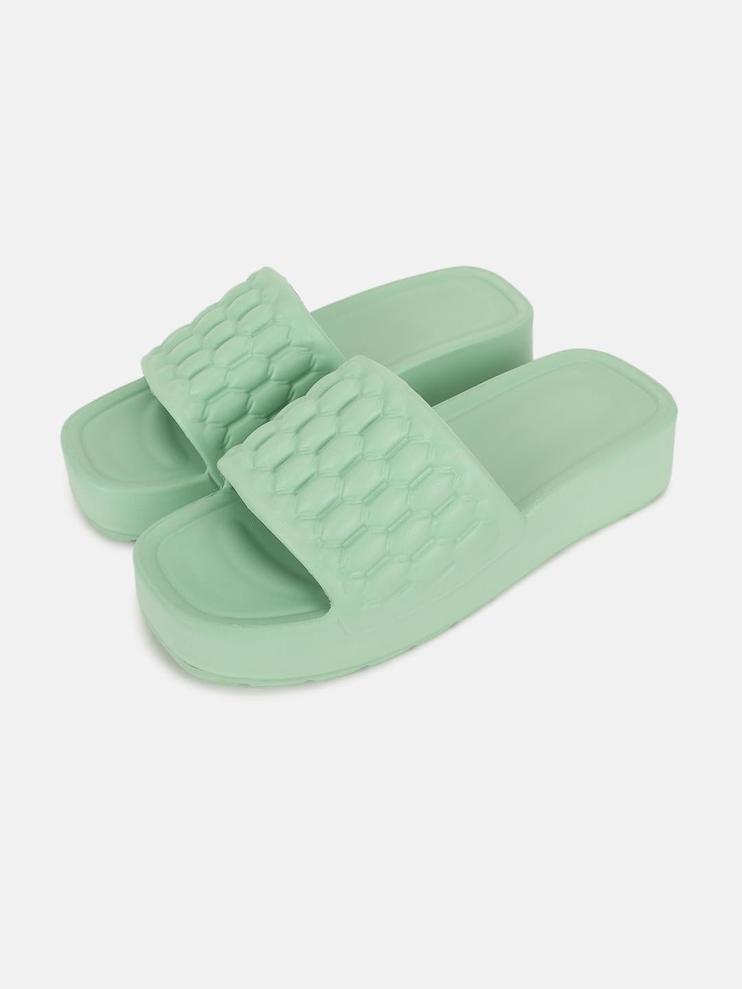 Ortho Joy Eva Sliders For Women || Waterproof & Everyday Flip Flops For Ladies || Slippers With Cushion Foot Bed || Anti-Slip So