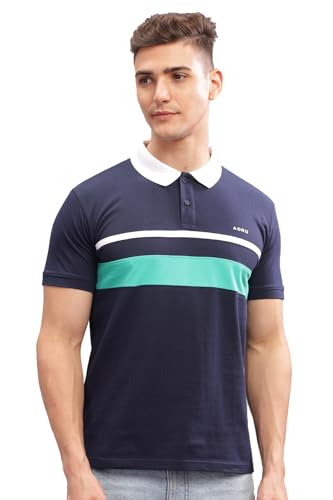 ADRO Regular Fit Polo Tshirt in 100% Cotton Multi Color Polo Also in Plus Size_PN24-L1-NBWHAQ-XL